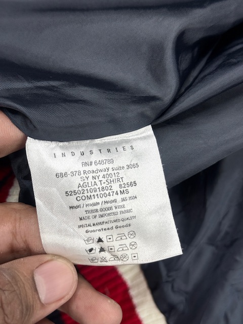 Gucci Luxury Embroidered Bee Wool-Blend Bomber Jacket with Web Rib Trim - Dark Navy Blue | Size L Gucci Luxury Embroidered Bee Wool-Blend Bomber Jacket with Web Rib Trim - Dark Navy Blue | Size L - Image 7