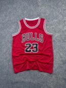 Vintage Chicago Bulls Michael Jordan #23 Basketball Jersey Tank Top - Classic Red / Black & White | Size S