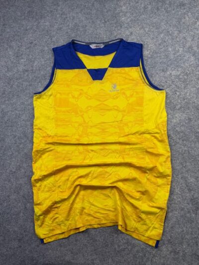 Black Yak Running "Ultimate" Performance Athletic Tank Top - Yellow & Blue | Size L