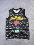 Pre-Loved NBA Orlando Magic Camouflage Graphic Basketball Jersey Tank Top - Black / Grey / Multi | Size L
