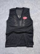 Pre-Loved Morning Studios "Turbo" Distressed Open-Mesh Athletic Tank Top - Black & Red (#07) | Size M