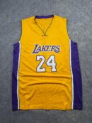 Pre-Loved Vintage LA Lakers Kobe Bryant #24 Basketball Jersey Tank Top - Classic Gold & Purple | Size XL