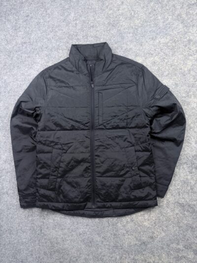 Mind Bridge Lightweight Duck Down Insulated Winter Puffer Jacket - Charcoal Black | Size XS