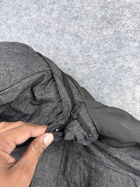 Roadsign Retro Mountain Premium Urban Outdoor Heavy Winter Parka Jacket - Charcoal Melange Grey | Size L Roadsign Retro Mountain Premium Urban Outdoor Heavy Winter Parka Jacket - Charcoal Melange Grey | Size L - Image 3