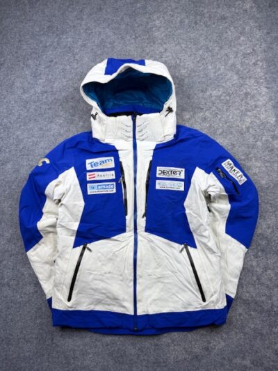 Carve Sport Technical Waterproof Ski & Snowboard Winter Jacket - Blue, White & Black | Size S