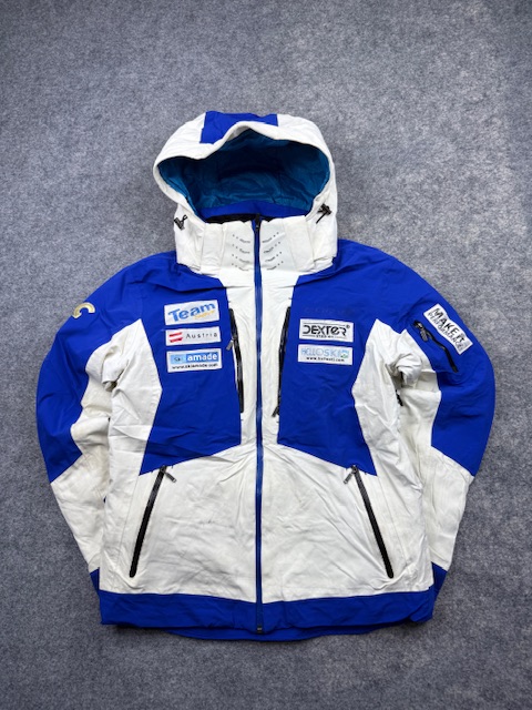 Carve Sport Technical Waterproof Ski & Snowboard Winter Jacket - Blue, White & Black | Size S Carve Sport Technical Waterproof Ski & Snowboard Winter Jacket - Blue, White & Black | Size S