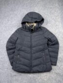 The North Face Women's Down Winter Puffer Jacket with Removable Faux Fur Hood - Dark Grey Heather | Size M