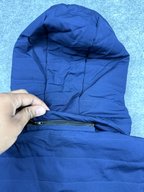 Kappa Italia 2-in-1 Convertible Quilted & Fleece Hybrid Winter Jacket / Vest - Navy Blue & Black | Size XL Kappa Italia 2-in-1 Convertible Quilted & Fleece Hybrid Winter Jacket / Vest - Navy Blue & Black | Size XL - Image 7