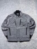 Edwin Collection Textured Utility Bomber Jacket - Charcoal Grey | Size M