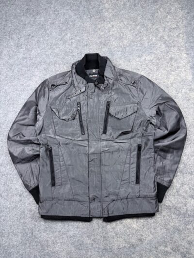 Top Rated Products Edwin Collection Textured Utility Bomber Jacket - Charcoal Grey | Size M