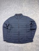 PAT Women's Ultra Warm Lightweight Quilted Down Jacket - Dark Navy Blue | Size L