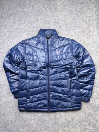 Adidas Vintage Puffer Winter Jacket - Navy Blue | Size L