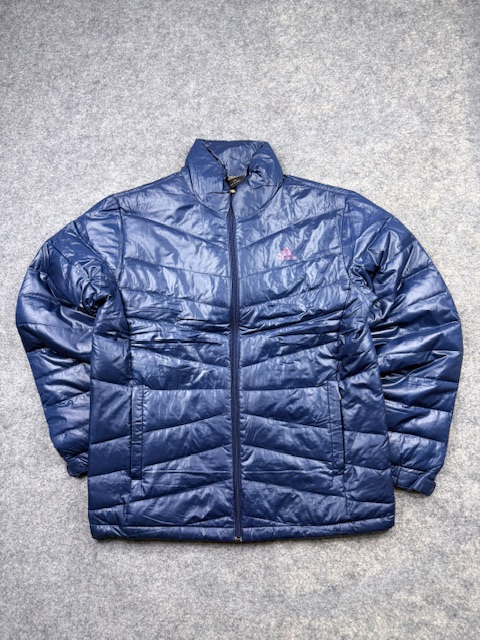 Adidas Vintage Puffer Winter Jacket - Navy Blue | Size L Adidas Vintage Puffer Winter Jacket - Navy Blue | Size L